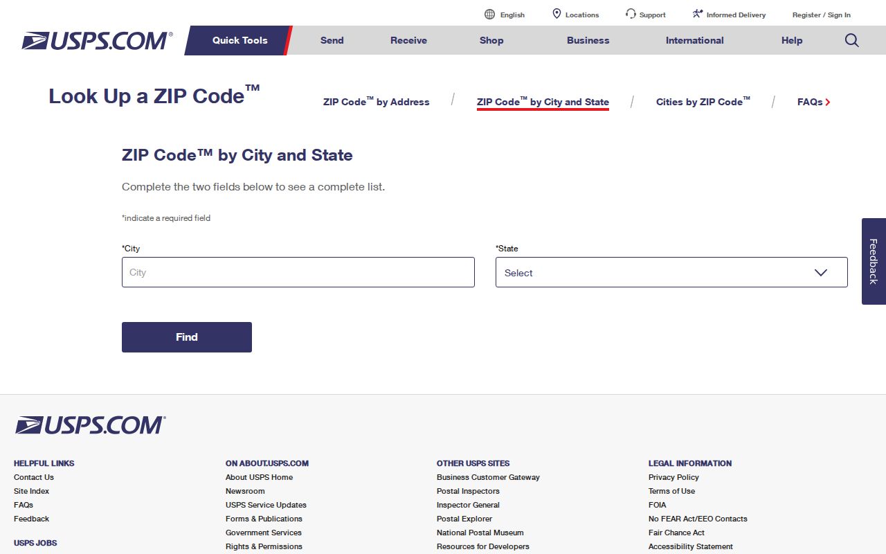 Ridgecrest ZIP code directory USPS city and state lookup