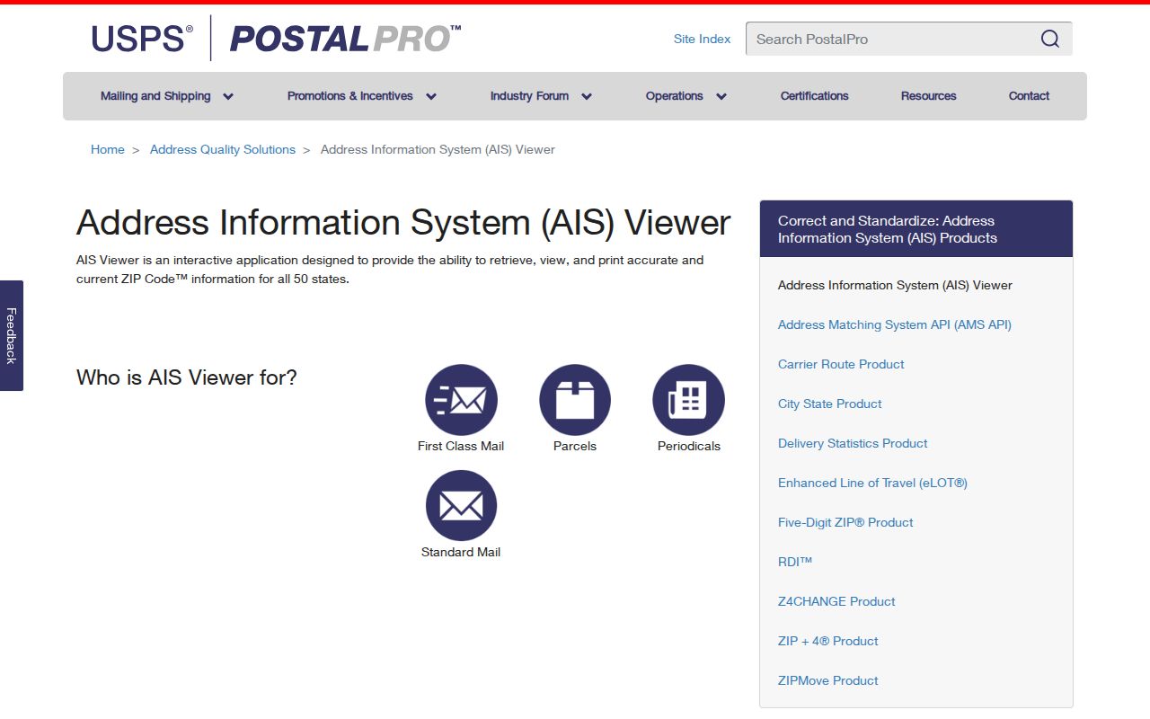 Ridgecrest ZIP code directory USPS delivery data viewer